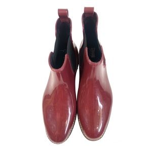 COUGAR Women's Kensington Maroon Sz US 11 Ankle Bootie Chukka Rain Boots NWOB